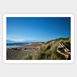 The Beach at Blyth, Northumberland Sticker